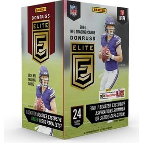 Panini 2024 Donruss Elite Football Blaster Box (24 Cards/Box) - Look for Jayden Daniels & Drake Maye Rookie Cards