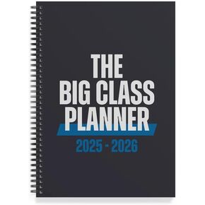 The Big Class Academic Planner 2025-2026 – Large & Portable 11x14 Foldable Design – Dry-Erase, Marker Included – 48 Pages with Note Sections & Labels, for Students, Teachers, Parents