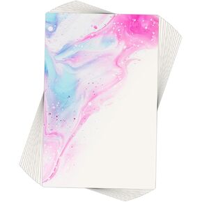 50pcs 4.7x7.1 Inch Blank Watercolor Cards, White Water color Paper Cards Watercolor Cardstock Bulk for Kids Students Painting Invitation Thank You Note Greeting Card Art Supply