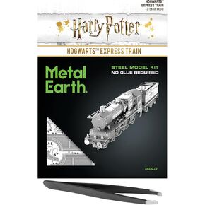 Metal Earth Fascinations Harry Hogwarts Express Train 3D Metal Model Kit Bundle with Tweezers