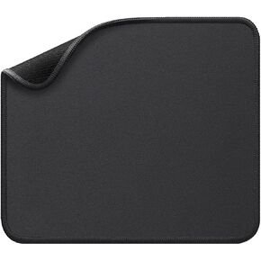 Mouse Pad - Studio Series, Computer Mouse Mat with Anti-Slip Rubber Base, Easy Gliding, Spill-Resistant Surface, Durable Materials, Portable-Black