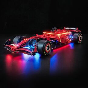 Light kit Compatible with Lego Ferrari SF-24 F1 Car 42207 - No Model Only Light, LED Lighting Accessories Compatible with Lego Ferrari SF-24 Formula 1 car 42207 (Standard Version)