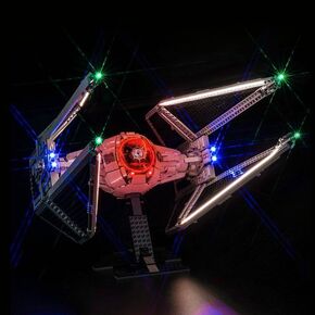 Light Control Version Light Compatible with Lego TIE Interceptor (No Models Only Light) Creative Lighting Set Accessories Compatible with Lego 75382 TIE Interceptor Set for Fans