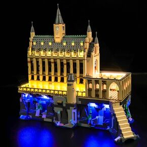LED Lighting Compatible with Lego Hogwarts Castle: The Great Hall 76435, Light Kit Compatible with Lego 76435, Giving Light to Model, NOT Included The Model Set（Standard Version）