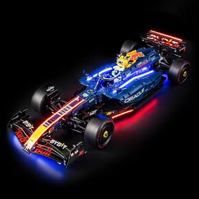 LED Light Kit Compatible with Lego Oracle Red Bull Racing RB20 F1 Car Set, Creative Lighting Compatible with Lego 42206 (Lights Only, No Models)