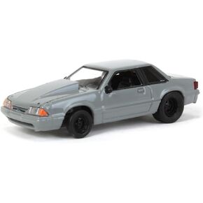 Truck 1/64 1993 Ford Mustang Gray Drag Car ، LP Diecast Exclusive 51522-A