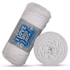 Hobby Lobby Antique White I Love This Yarn, 355 Yards