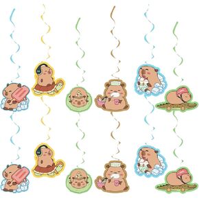 12pcs Frozen Hanging Swirl Party Decoration,Snowflake Party Decoration,Frozen Party Swirls,Suitable for Snowflake Party Decoration Supplies