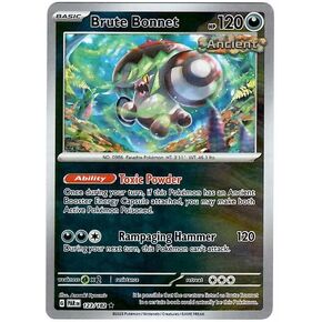 Pokemon - Brute Bonnet 123/182 - Paradox Rift - Reverse Foil - Single Card