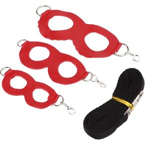 Pet Cable Tree Comfortable Artificial Leather Chest Strap with Leash for Hamster Honeyglinder Rats, 3 (Coffee)