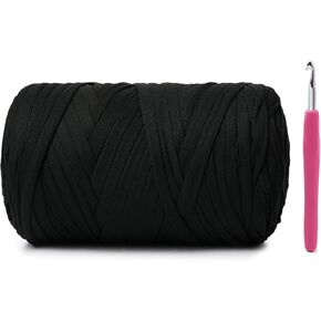 خيوط الكروشيه الناعمة ، 400g/114yds خيوط حياكة مرنة مرنة ، غزل قميص كثيف لأكياس الكروشيه ، السلال ، الوسائد ، الحرف اليدوية diy （أحمر） in Kuwait