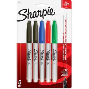 SHARPIE 6 Packs: 5 ct. (30 total) Fine Point Permanent Markers