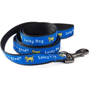 Life Is Good. Rocket Dog Leash, Royal Blue