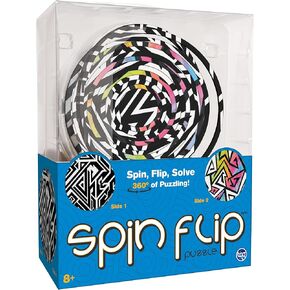 Spin Flip Puzzle: Abstract, 3D Puzzle, Challenging, Fun, Interactive Brain Teaser for Kids and Adults, Fidget Toy for Decrompression, Easily Portable