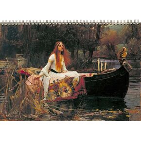 Wall Calendar 2025 [12 pages 8"x12"] John William Waterhouse Vintage Antique Art Museum Painting