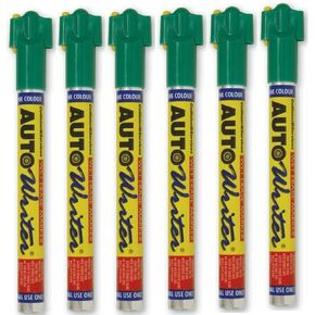 U.S. Chemical & Plastics AUTOWRITER Auto Writer PENS GREEN (USC-37007) - 6 Pens.