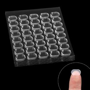 560 Pack Double-Sided Museum Putty Clear Sticky Tack Putty Clear Adhesive Dots Adhesive Stick Dots for Wall Hanging Crafts Balloons Festival Party Decorations