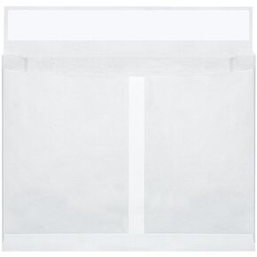 Aviditi Expandable Self-Seal Envelopes, 10" x 13" x 2", White, Side Opening, Tear and Moisture Resistant, for Mailing and Shipping Bulky Documents, Promotional Materials and Brochures, Case of 100