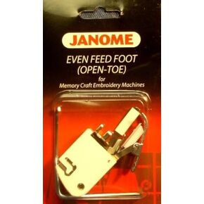 Janome Even Feed Foot (Open Toe) Memory Craft Embroidery Machines