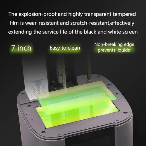 3 قطع واقي شاشة من الزجاج المقسى لـ Saturn 2، Saturn 3، غشاء واقي شاشة طابعة ثلاثية الأبعاد مضاد للخدش ومضاد للتسرب لـ Elegoo Saturn 2، Saturn 8K، Saturn 3/Ultra، Saturn 4/Ultra in Kuwait