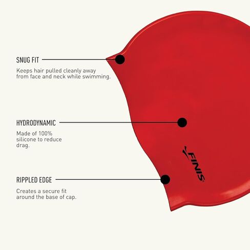 FINIS Silicone Swim Cap (Blue) in Saudi Arabia