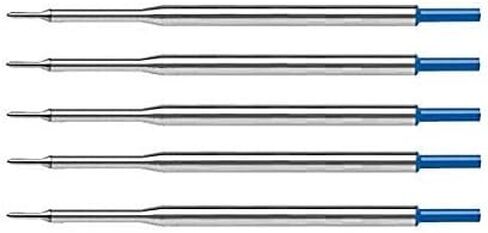 5 عبوات حبر جاف أصلية متوسطة النقاط لأقلام Papermate Lubriglide وAspire وPhd، معبأة بكميات كبيرة (أسود) in Kuwait