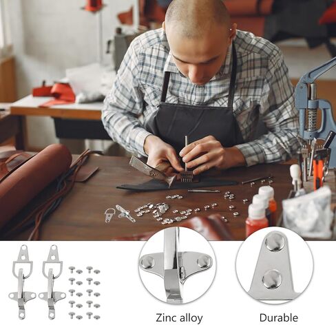 4 pairs Snap Decorative Clothing with Side Connector Clasp Buckle Back of Zinc Release Clips Decoration in Kuwait