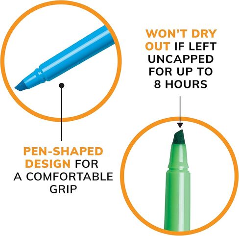 BIC Brite Liner Highlighter, Chisel Tip, Assorted Colors, For Broad Highlighting or Fine Underlining, 5 count (Pack of 1) in Saudi Arabia