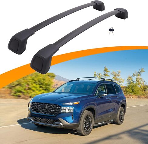 Snailfly Upgraded Crossbar Fit for 2021-2024 Hyundai Santa Cruz SE SEL Premium Night Limited Roof Rack Top Cargo Carrier Cross bar Aluminum Automotive Exterior Accessories (NOT for Naked Roof) in Saudi Arabia