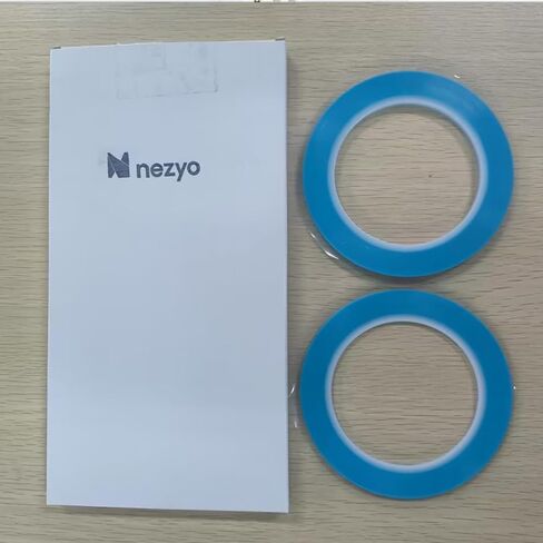 Nezyo 6 Pcs Vinyl Pinstripe Tapes Masking Painter Tapes High Temperature Low Tack Automotive Car Paint for Easy Removal Trim Thin Finishing Masking(Blue,1/16,1/8, 1/4 Inch) in Saudi Arabia