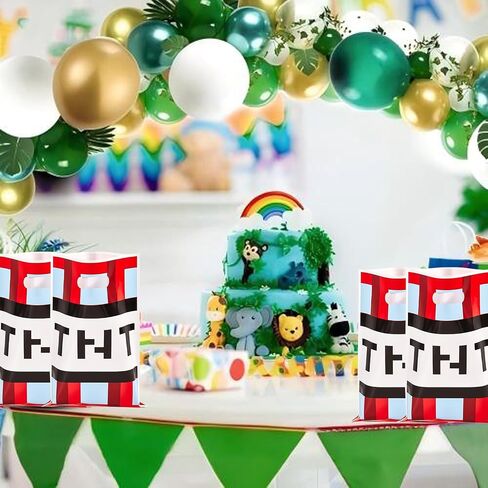 Yzzhaoo 30pcs Pixel Party Party Favors ، لعبة فيديو Goodie Bag مع مقابض لحفل عيد الميلاد موضوع Candy Treat Acags in Kuwait