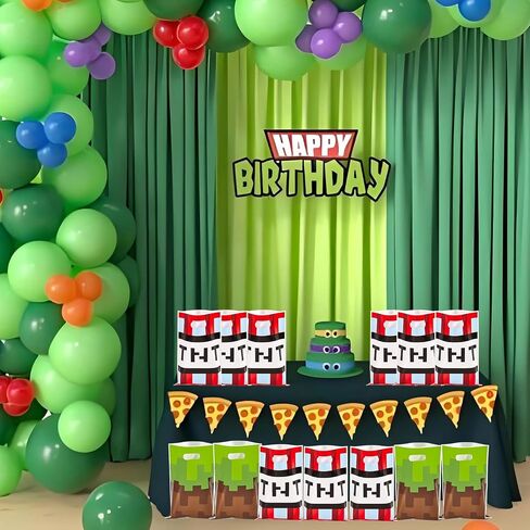 Yzzhaoo 30pcs Pixel Party Party Favors ، لعبة فيديو Goodie Bag مع مقابض لحفل عيد الميلاد موضوع Candy Treat Acags in Kuwait