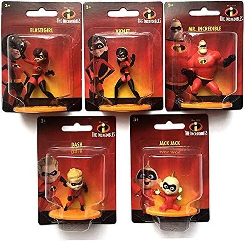 مجموعة Topper Cake the Incredibles من 5 مستلزمات للحفلات ، حزمة الديكور كعكة عيد ميلاد الأطفال in Saudi Arabia
