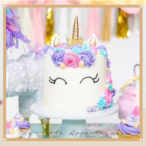 Leifide 4 PCS Mini Crown Cake Cake Topper Tiny Tiara Cake Decoration for Wedding Pearl Crystal Vintage Queen Crown for Women Lady Girl Wedding Royal Murder Decore (Gold) in Kuwait