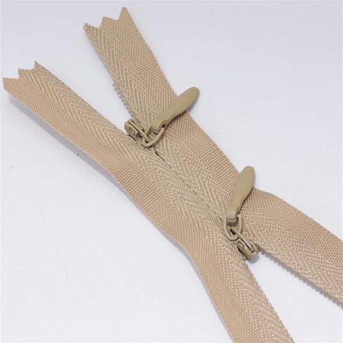 mdingbao-zippers 3# 5pcs سحابات غير مرئية مزدوجة الرأسين لخياطة سستة ملابس الرضاعة الطبيعية لقماش نايلون الملابس ، قوية وقوية (اللون: أبيض 150 سم N1 ، الحجم: 60 سم) in Saudi Arabia