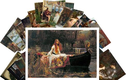Wall Calendar 2025 [12 pages 8"x12"] John William Waterhouse Vintage Antique Art Museum Painting in Saudi Arabia