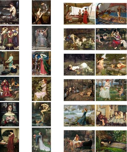 Wall Calendar 2025 [12 pages 8"x12"] John William Waterhouse Vintage Antique Art Museum Painting in Saudi Arabia