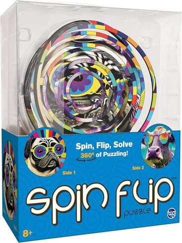 Spin Flip Puzzle: Abstract, 3D Puzzle, Challenging, Fun, Interactive Brain Teaser for Kids and Adults, Fidget Toy for Decrompression, Easily Portable in Kuwait