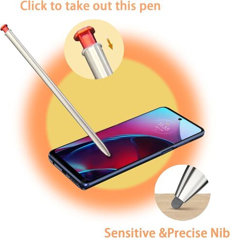 Stylus Pen Replacement Only for Moto G Stylus 5G XT2131 , Not Fit Motorola G Stylus 2020 XT2043 / 2021 XT2015 Touch Stylus S Pen (G Stylus 5G-Cosmic Emerald) in Saudi Arabia