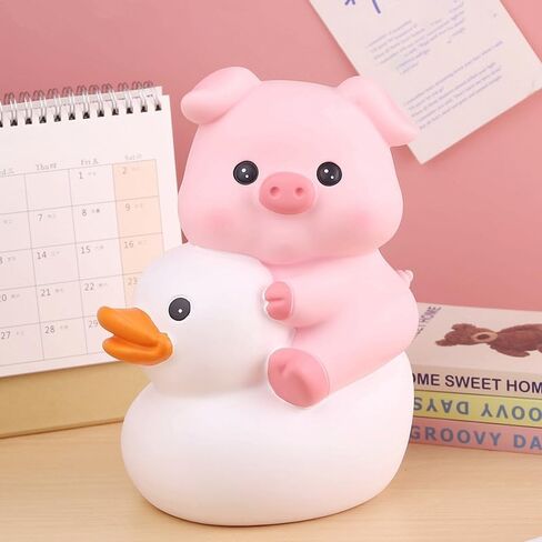 Duck Piggy Bank for Kids, Unbreakable Money Coin Bank for Boys and Girls, Great Gifts for Birthday, Easter, Christmas (D) in Kuwait