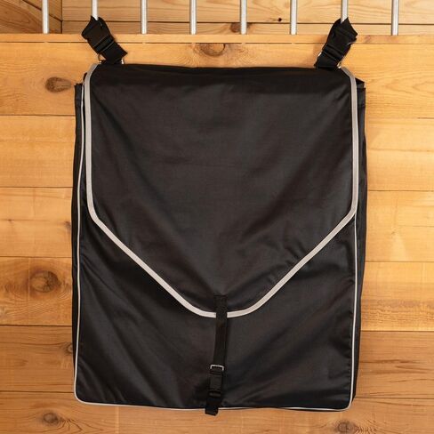 Schneiders Supreme Stall Front Large Horsewear Bag II | Durable 600D Polyester | Teflon Coated | Removable Plexiglass Bottom | Portable & Easy to Hang | Color Black in Kuwait