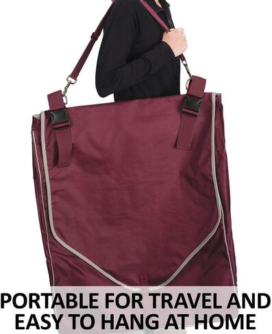 Schneiders Supreme Stall Front Large Horsewear Bag II | Durable 600D Polyester | Teflon Coated | Removable Plexiglass Bottom | Portable & Easy to Hang | Color Black in Kuwait