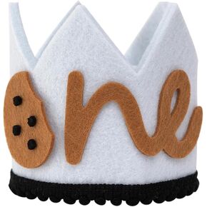 Cookie Hat For First Birthday,Cookie First Birthday Party Decoration,White Birthday Hat,1st Birthday Accessories For Kids