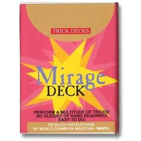 Murphy's Magic Supplies, Inc. Mirage Deck Bicycle (Red) - Trick