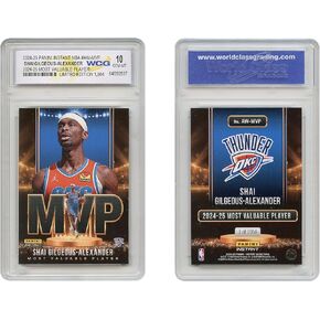 2024-25 Panini Shai Gilgeous-Alexander OKC Thunder SGA-NBA MVP Card #AW-MVP-GEM GEM Mint 10