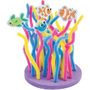 Fun Express Under The SEA Coral CK-12 - Craft Kits - VBS Vacation Bible School Supplies/Decor - 12 Pieces