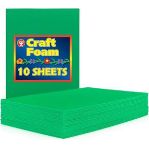 Hygloss Craft Foam Sheets, Purple 10 Count