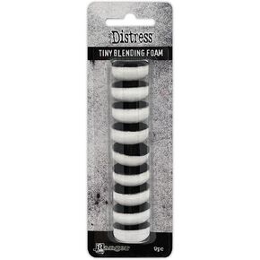Tim Holtz Ranger Distress Tiny Blending Foam 9pc, 14 x 2.5 cm, White 9 Count