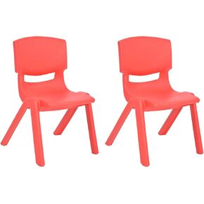 JOON Stackable Plastic Kids Learning Chairs, (2-Pack), 20.5x12.75X11 Inches, The Perfect Chair for Playrooms, Schools, Daycares and Home, Lilac