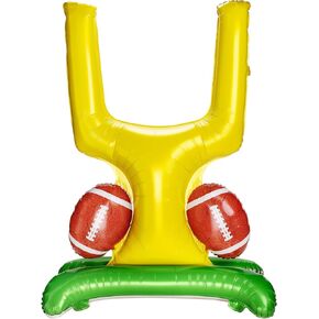 Football Party Supplies Kit - Tailgate Celebrations & Decorations, Goal Post Balloon Set For Football Birthday, Making It A Must-Have For All Your Football Party Decorations
